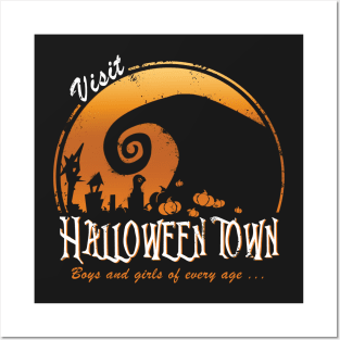 Visit Halloween Town Posters and Art